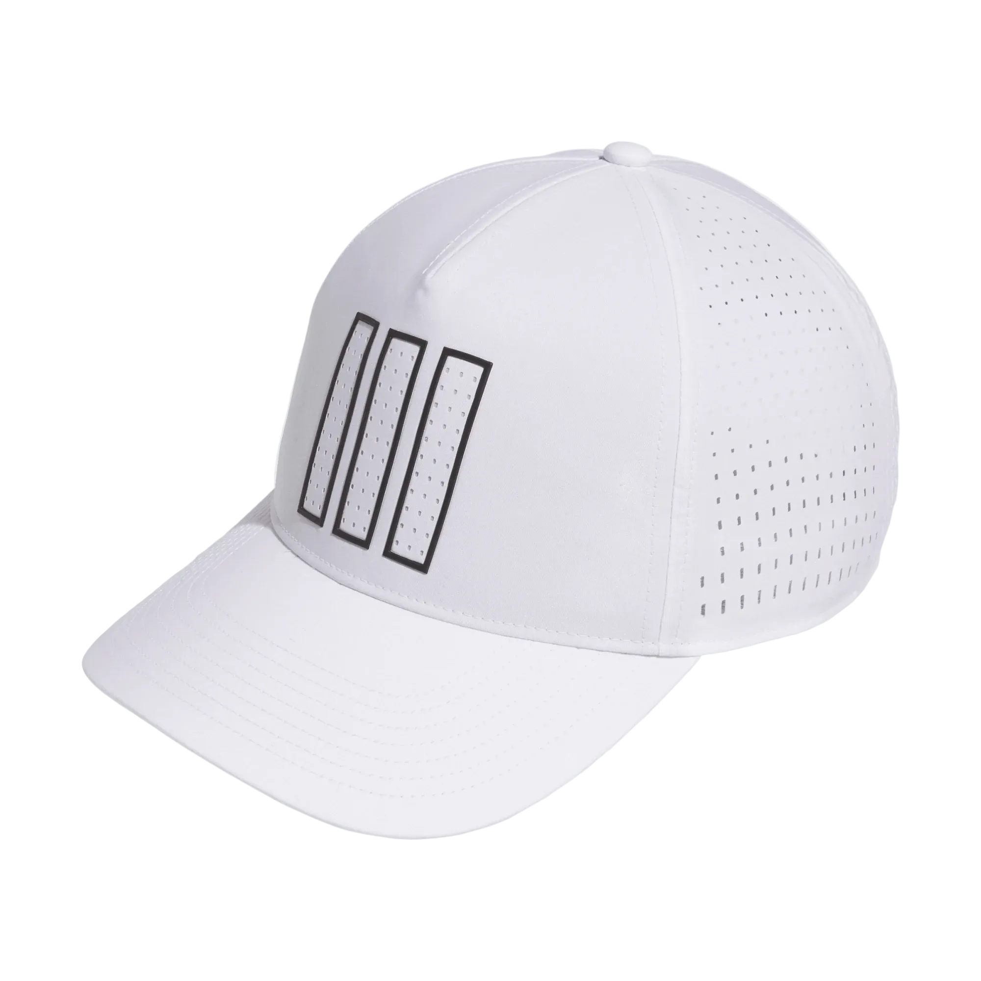 Adidas Tour Hat 3 Stripe - White