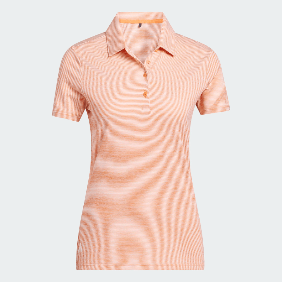 Polo Adidas pour femme en tissu ottoman à manches courtes