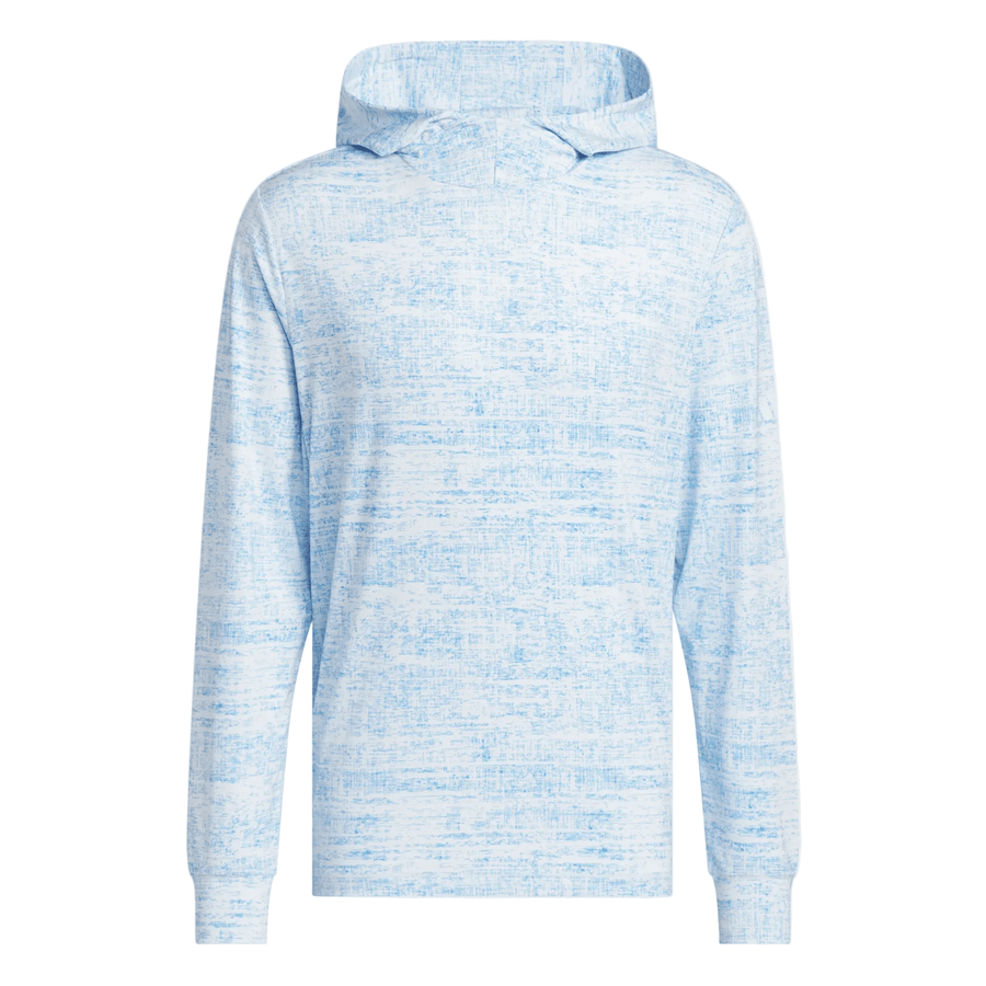 Adidas Performance Printed Lightweight Hoodie - Blue