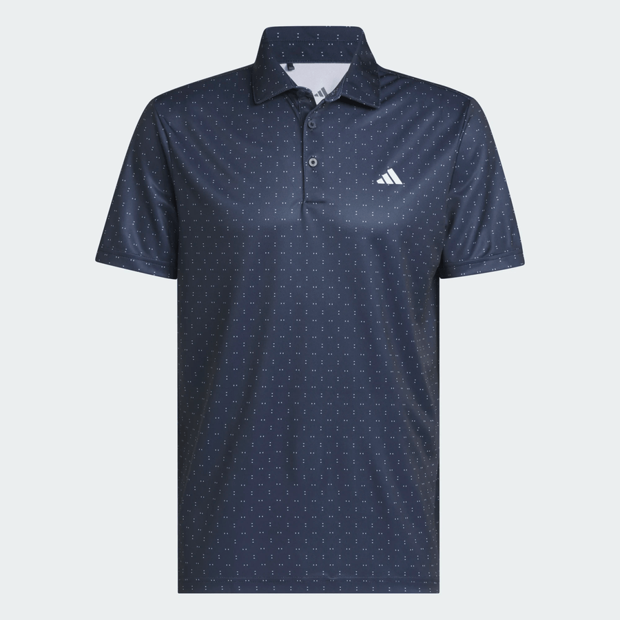 Adidas Performance Textured Print Polo Shirt