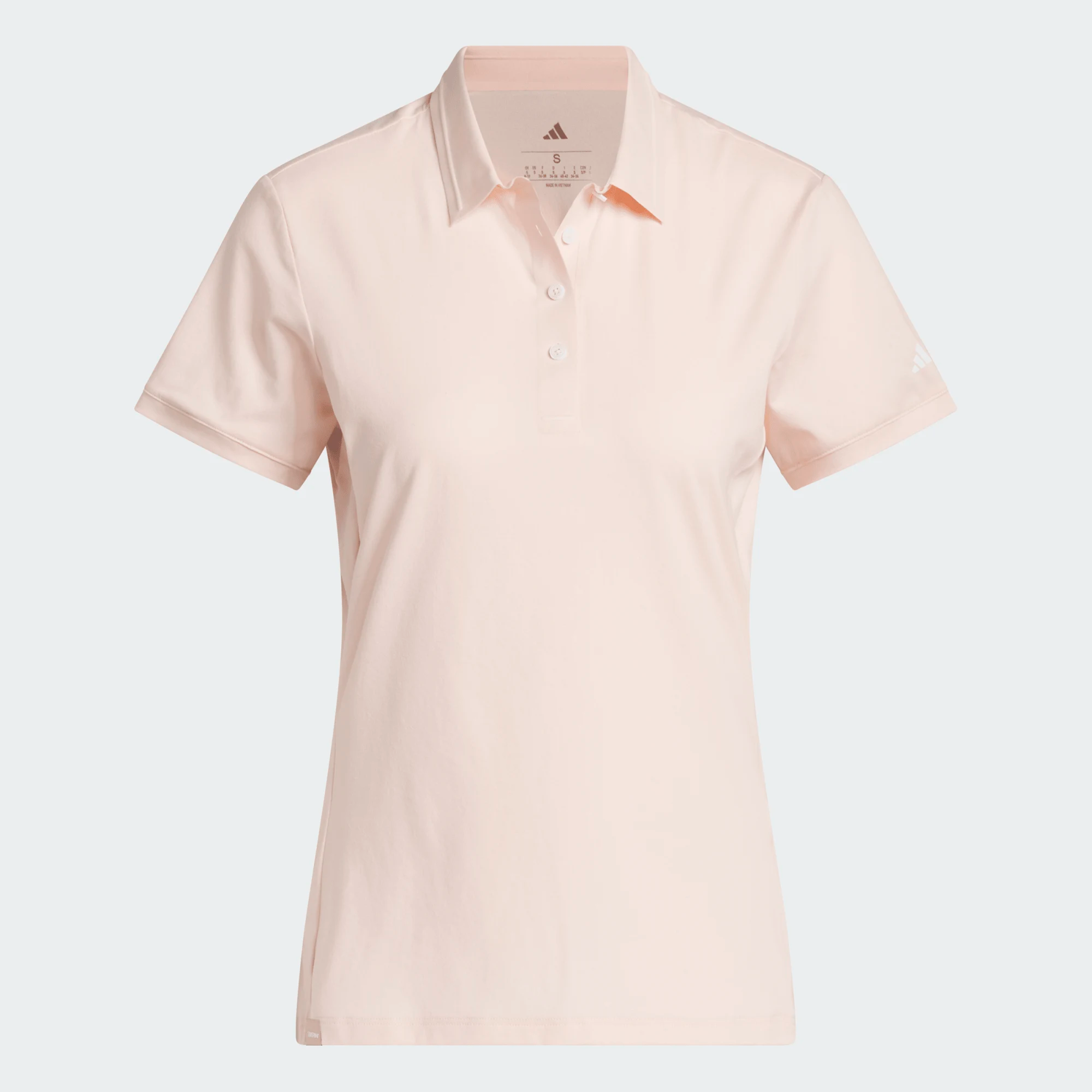 Adidas Ladies Ultimate365 Tour Twistknit Short Sleeve Polo