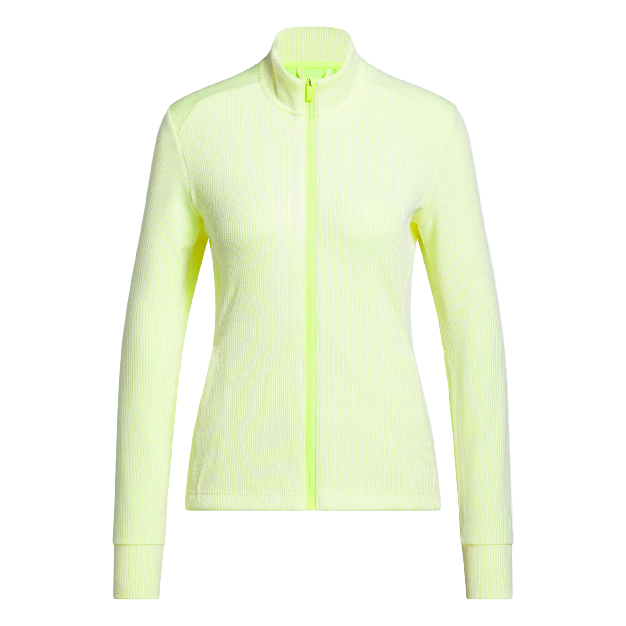 Adidas Ladies Performance Texture Full Zip Jacket - Green