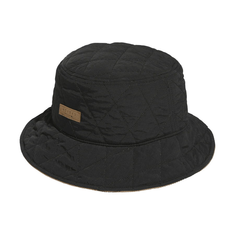 Adidas Ladies Quilted Bucket Hat - Black