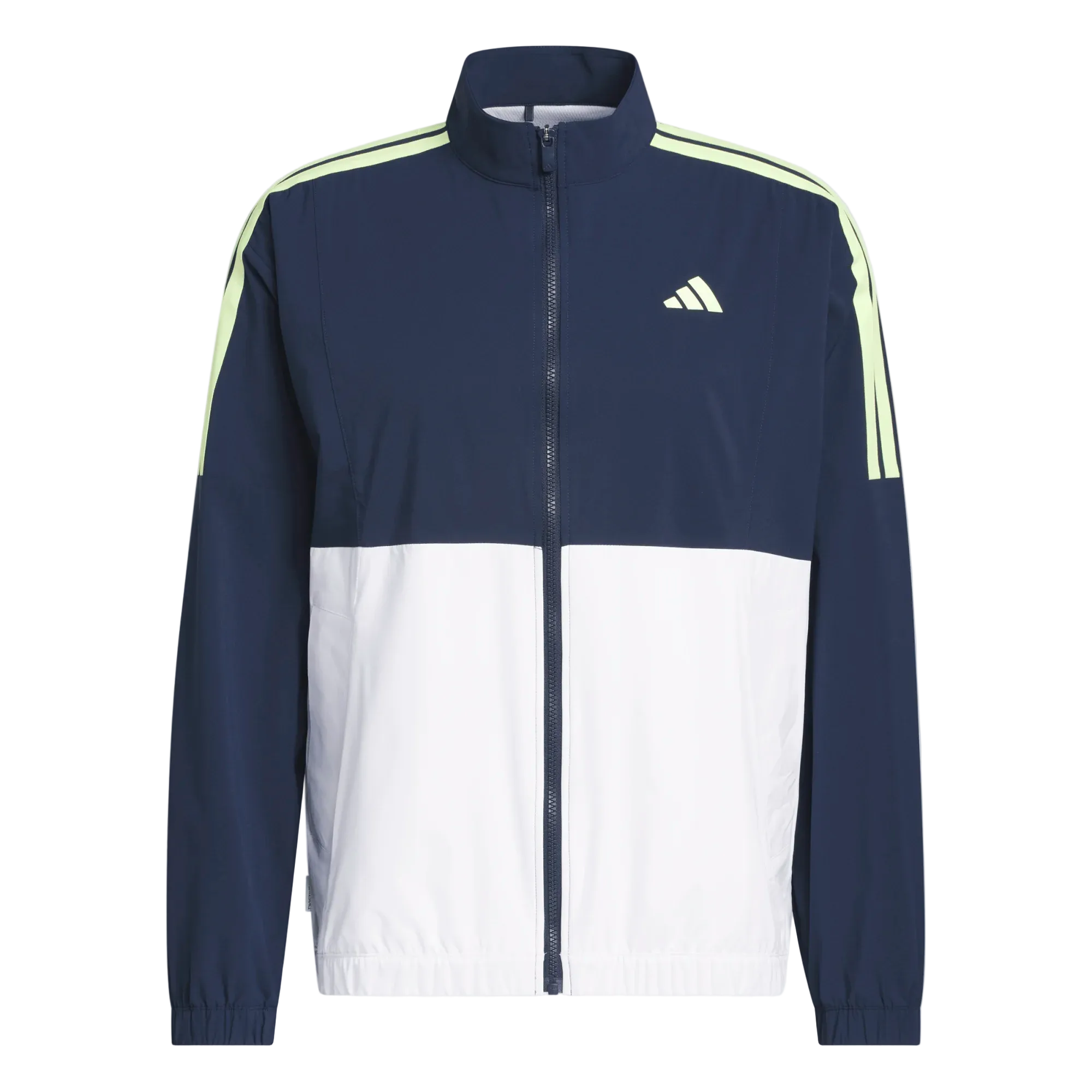 Adidas Beyond Twistweave Full-Zip Windbreaker - White/Navy