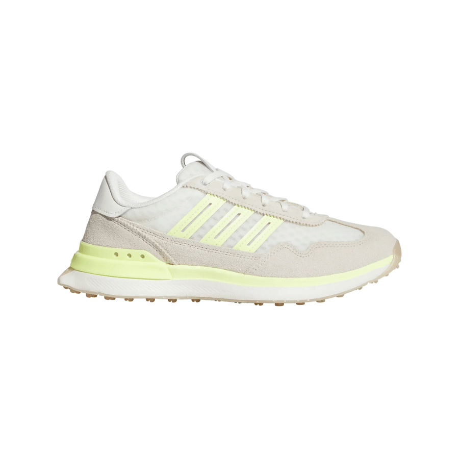Adidas Ladies S2G Vent Spikeless Golf Shoes - Off White/Yellow