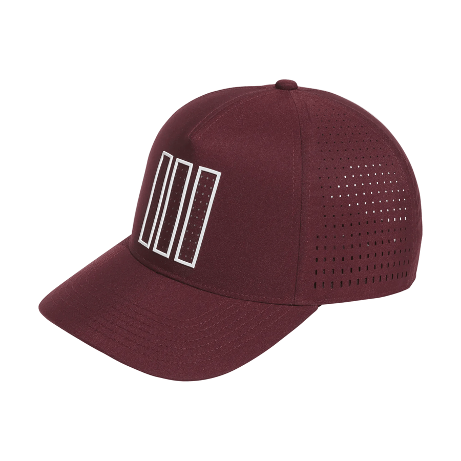 Adidas 3 Stripes Tour Hat - Maroon