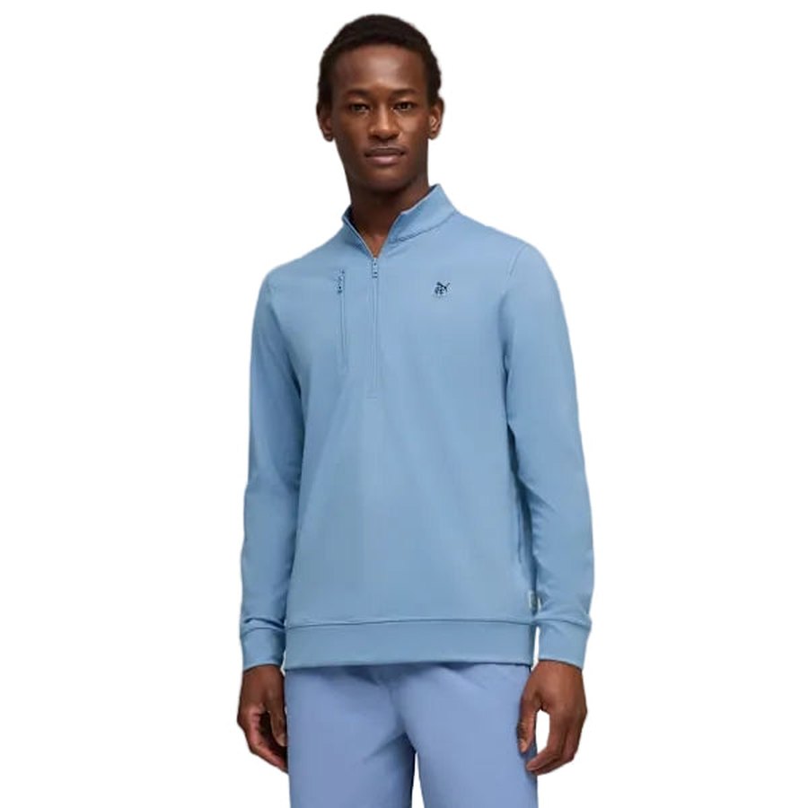Puma X Reigning Champ 1/4 Zip Golf Jacket - Blue