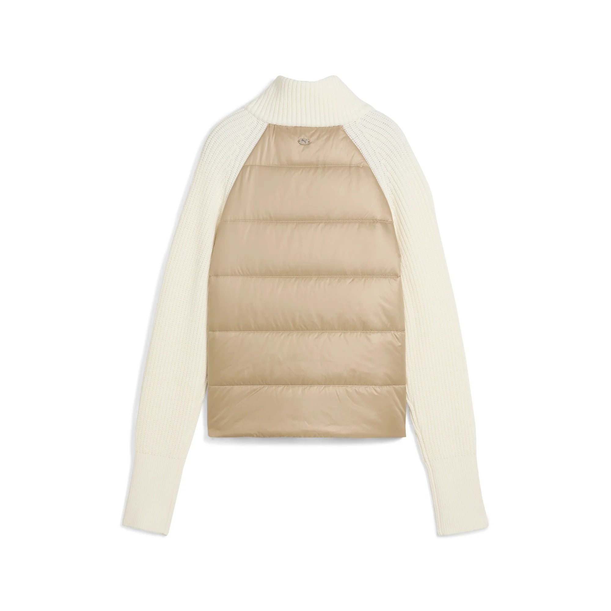 Puma Ladies Hybrid Sweater  Golf Jacket - Beige