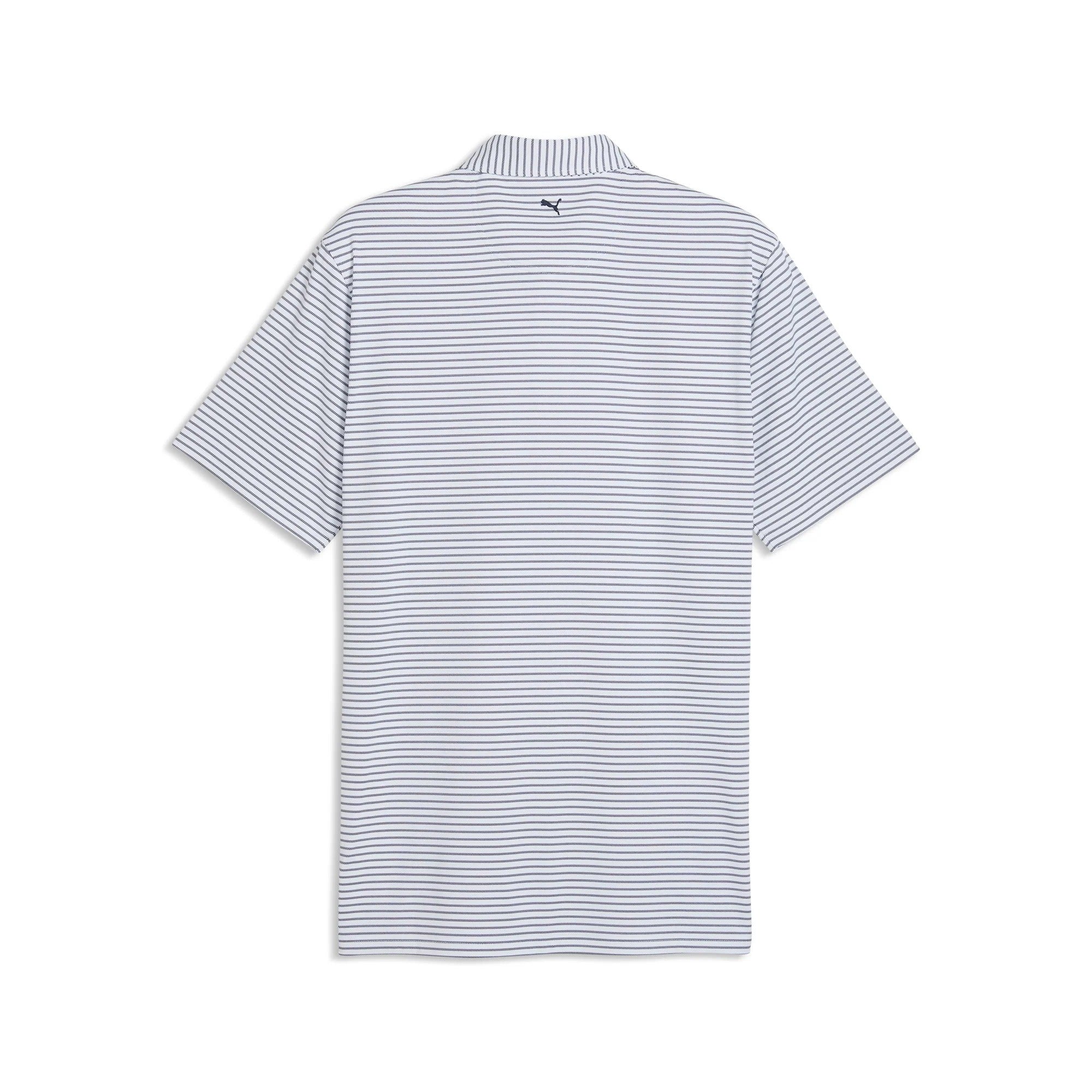 Puma BRRR Stripe Golf Polo - Navy
