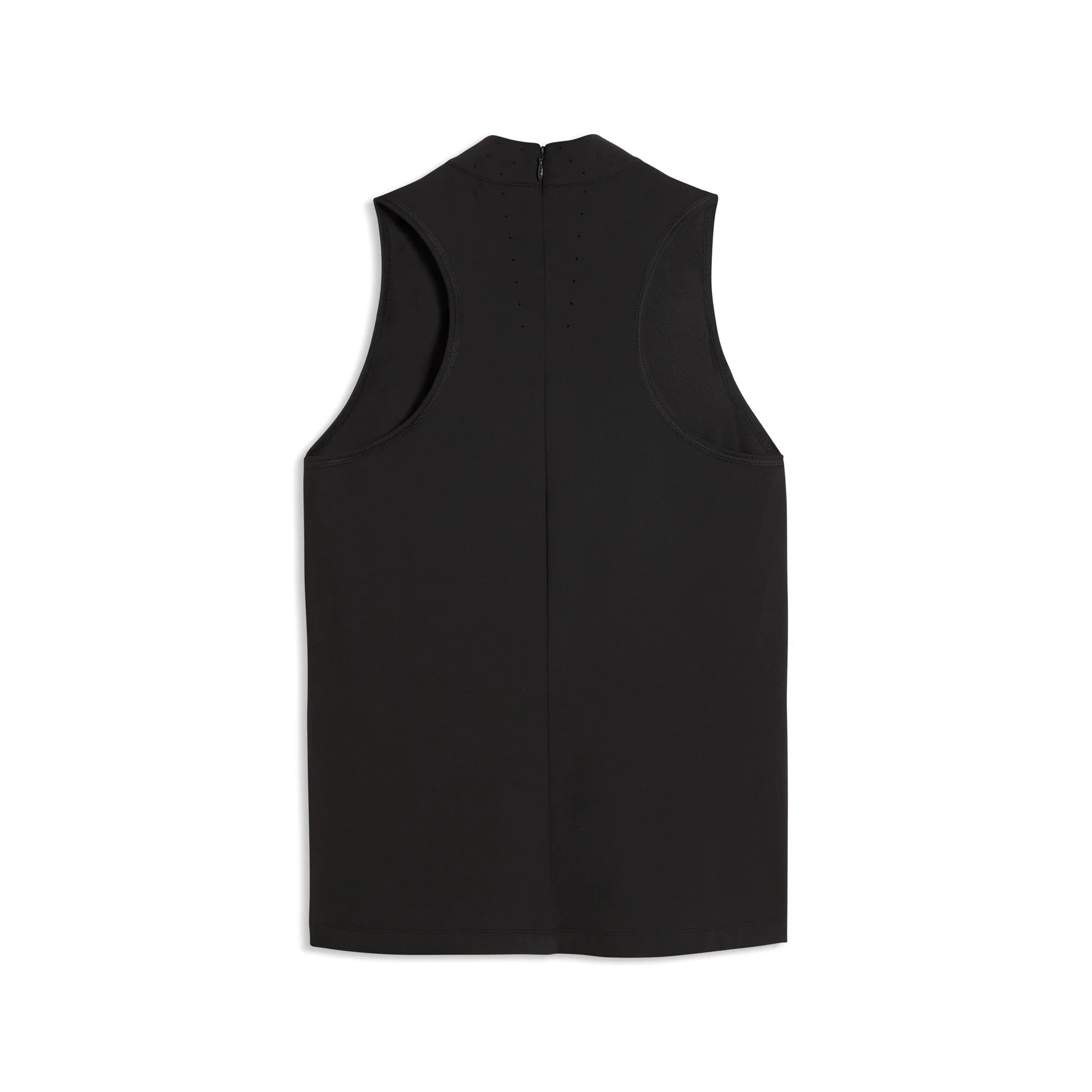 Puma Ladies Nylon Sport Sleeveless Mockneck Golf Polo - Black