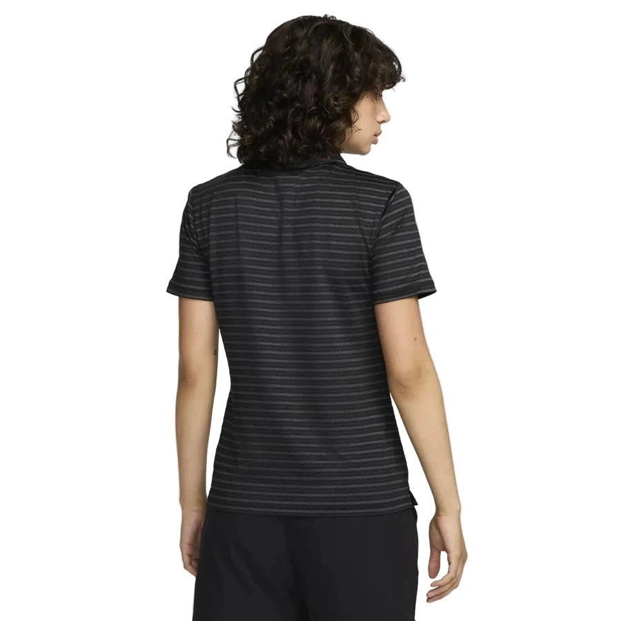 Polo de golf Nike Dri-FIT Victory rayé pour femme