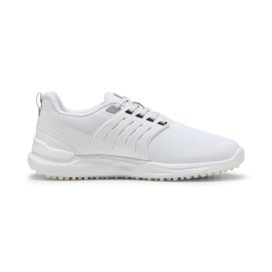 Puma Ignite Elevate 2 Wide Spikeless Golf Shoes - White/Black