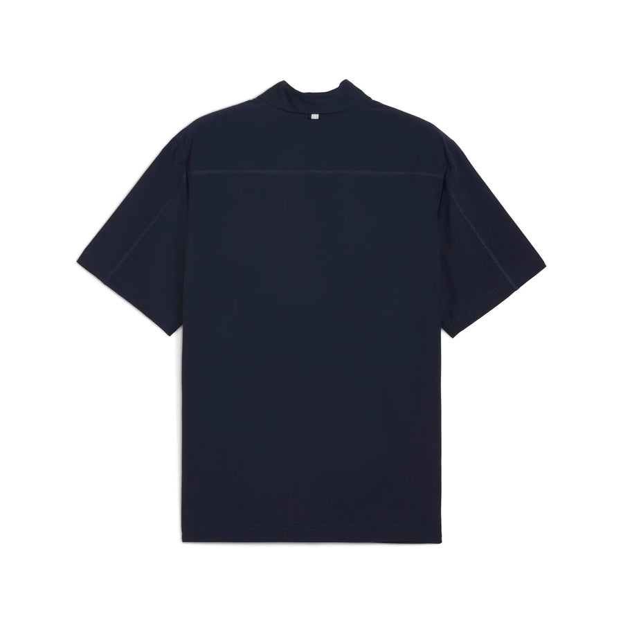 Puma Ripguard Short Sleeve Golf Pullover - Navy