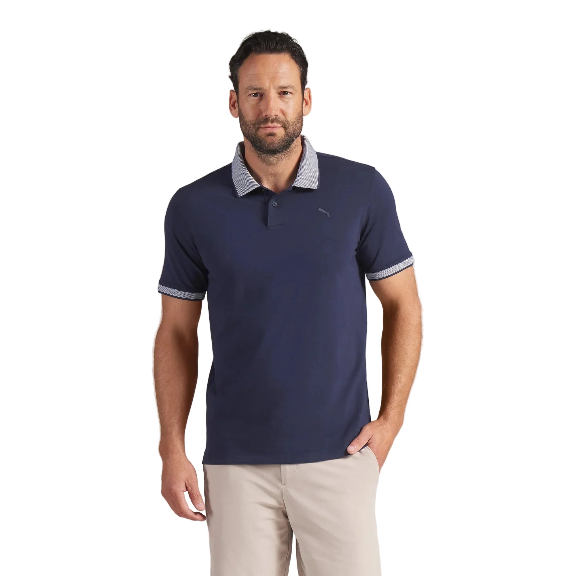 Puma Modalon Crafted LC Golf Polo - Navy