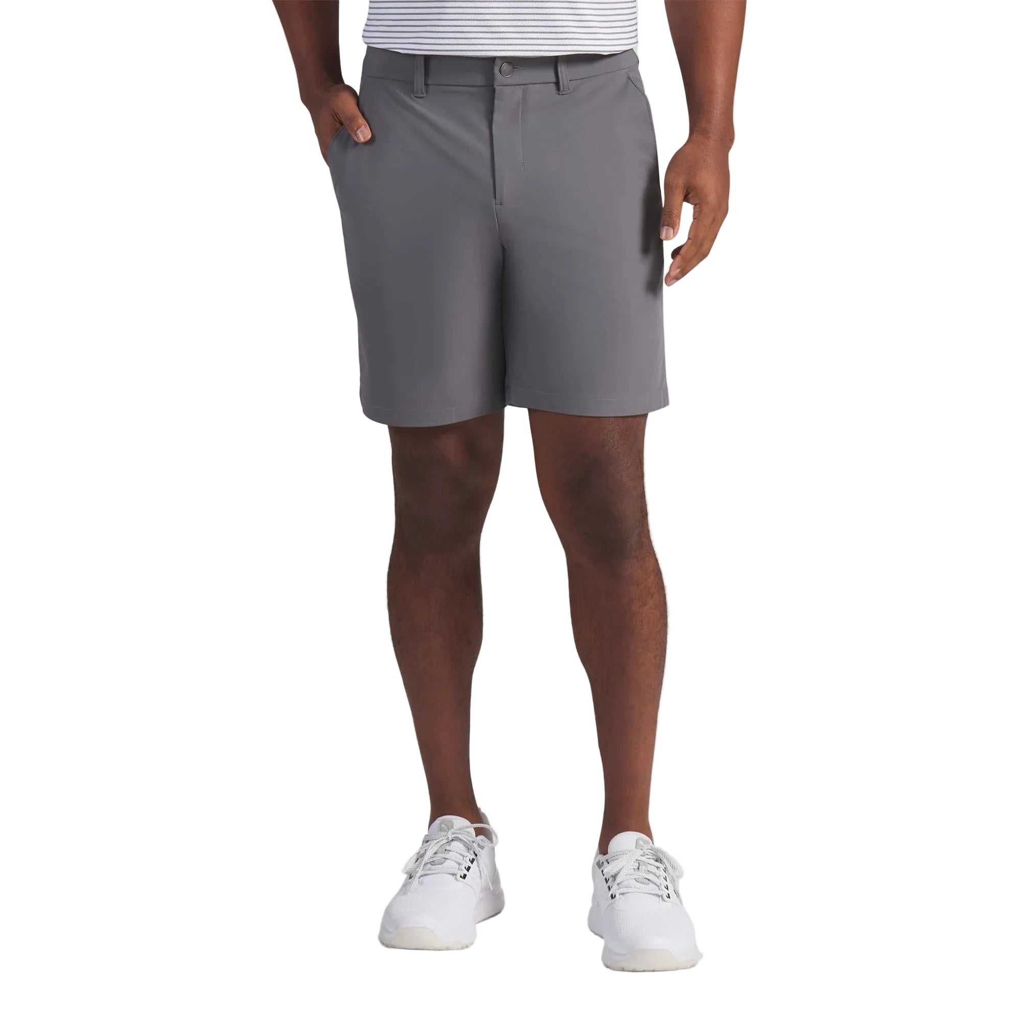 Puma 101 Premier 8" Golf Shorts - Grey