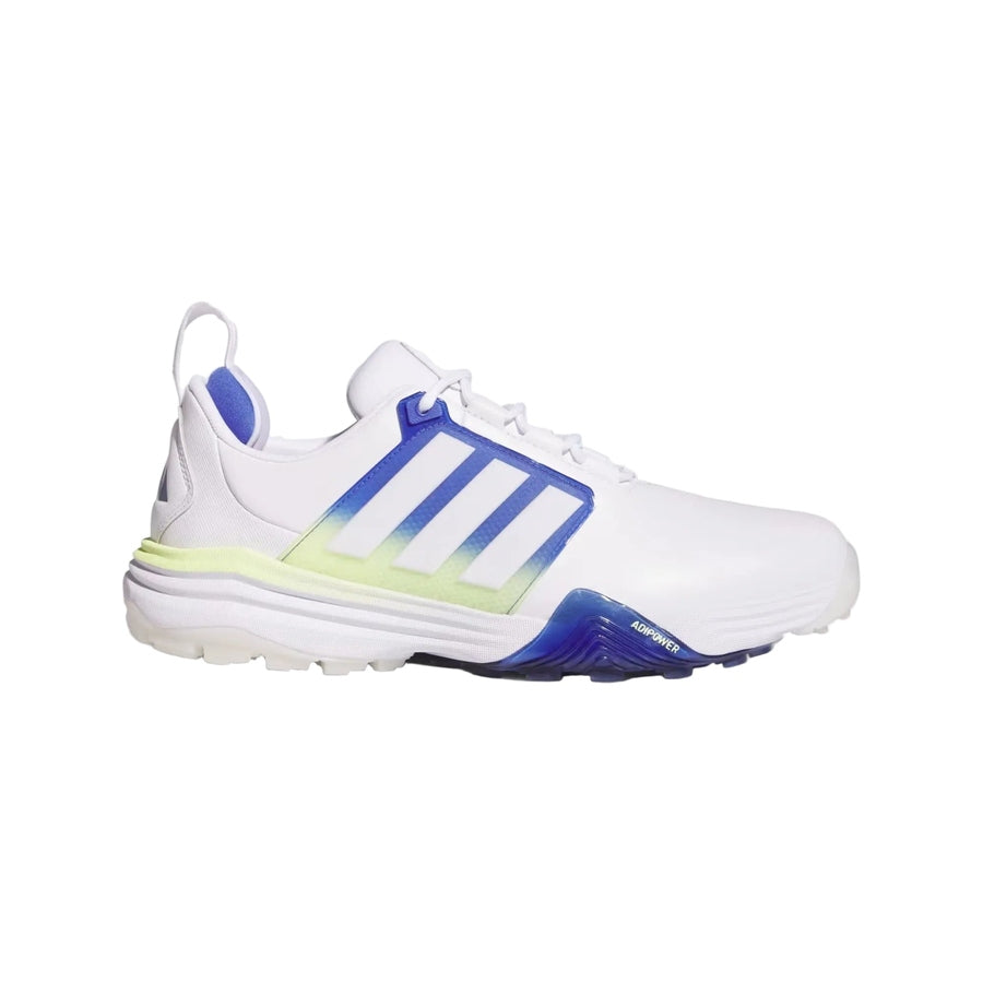 Chaussures de golf sans crampons Adidas Adipower 26 - Blanc/Bleu/Vert