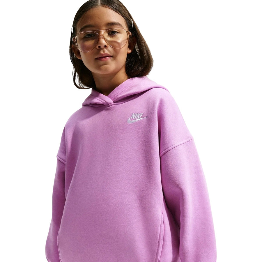 Sweat à capuche oversize à enfiler Nike Sportswear Club Fleece pour fille