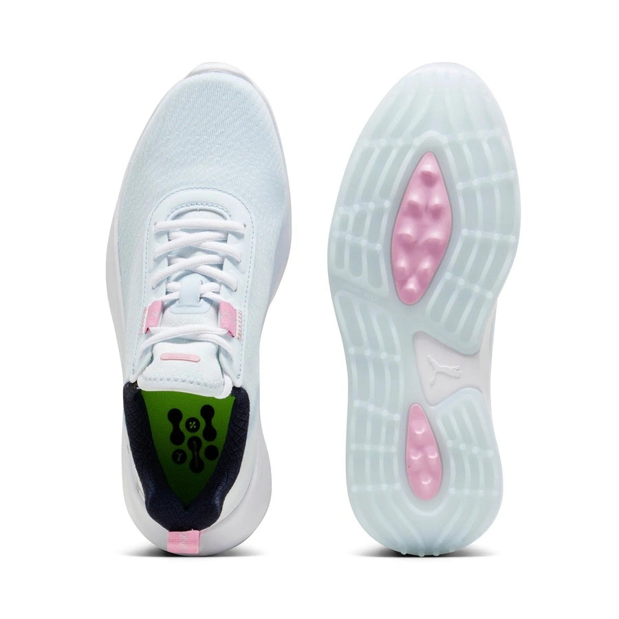 Puma Ladies Fusion Crush Sport Spikeless Golf Shoes - Blue/Pink