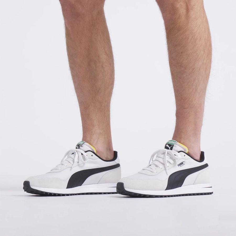 Puma Helsinki G Spikeless Golf Shoes - White/Black