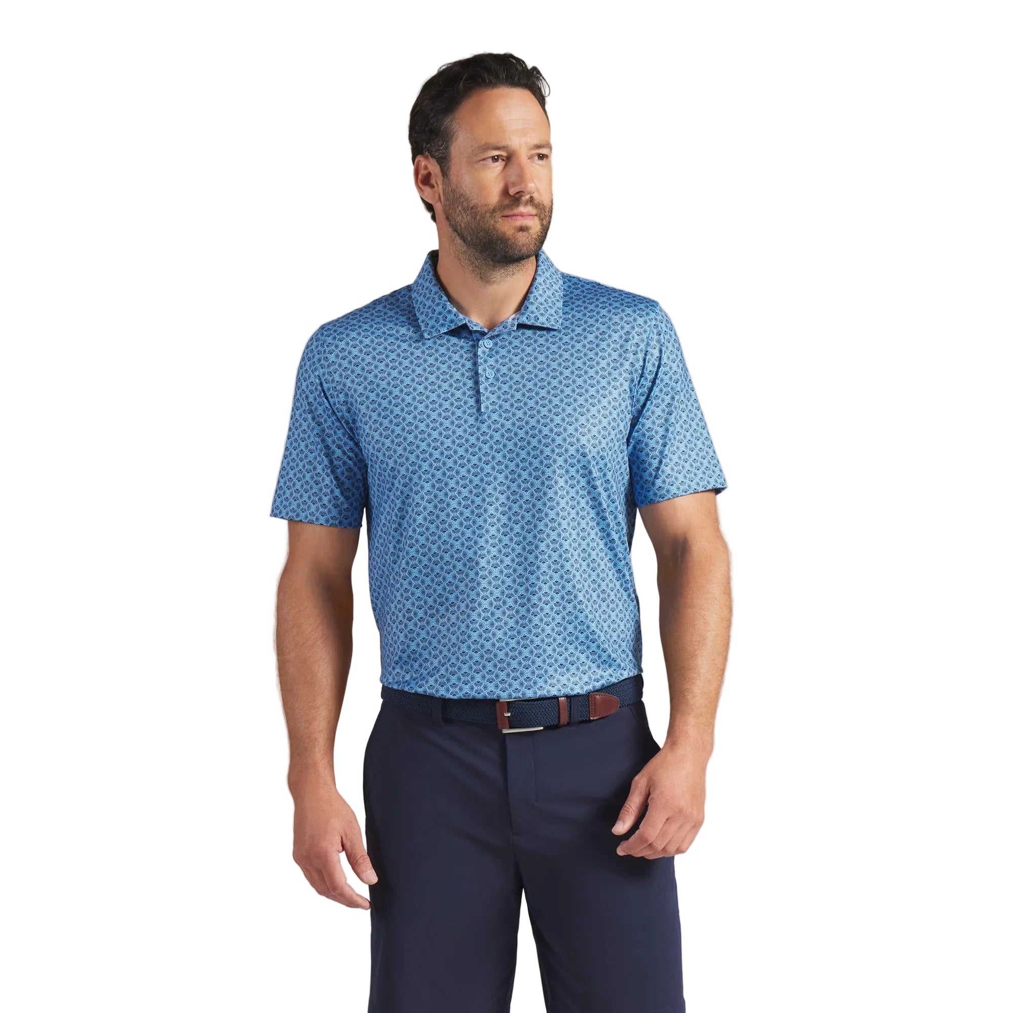 Puma MATTR Scallop BN Golf Polo - Blue