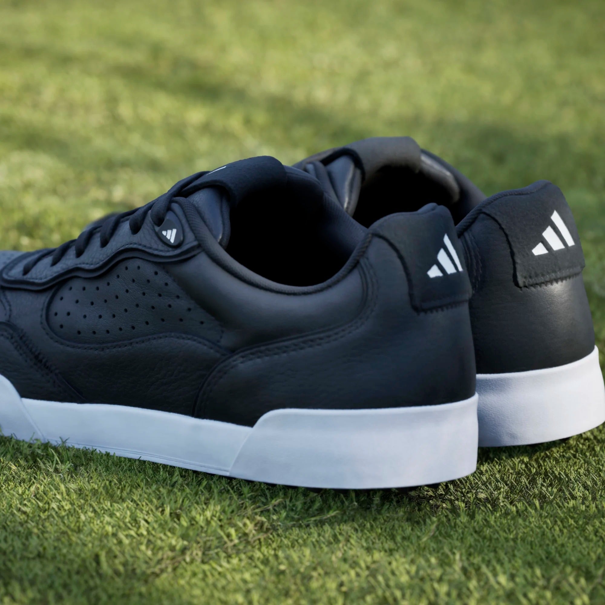 Adidas Retrocross 25 Spikeless Golf Shoes - Black/White