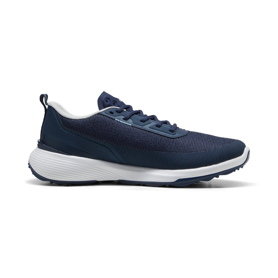 Puma Gruve Sport Spikeless Golf Shoes - Deep Navy/Ash Gray