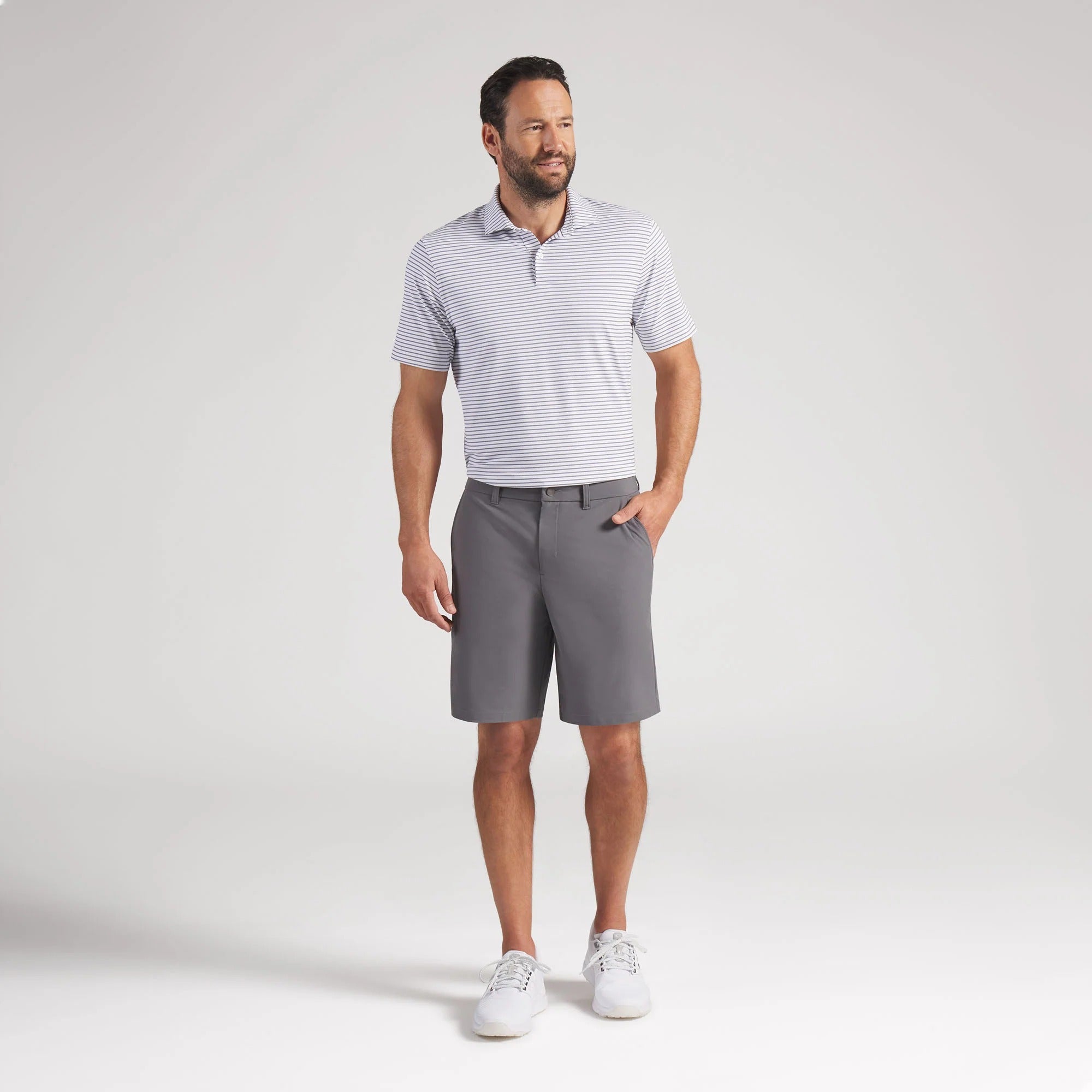Puma 101 Premier 9" Golf Shorts - Grey