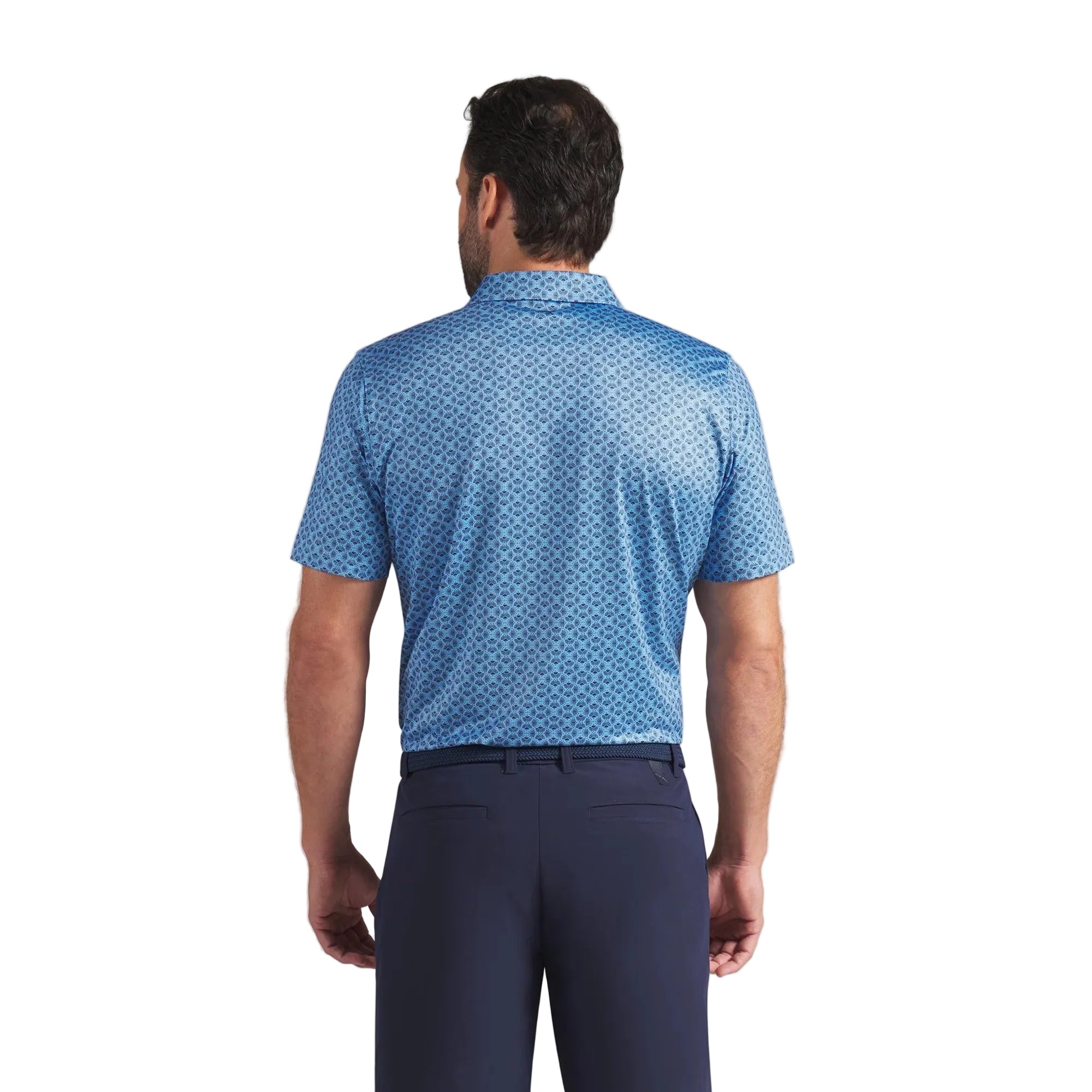Puma MATTR Scallop BN Golf Polo - Blue