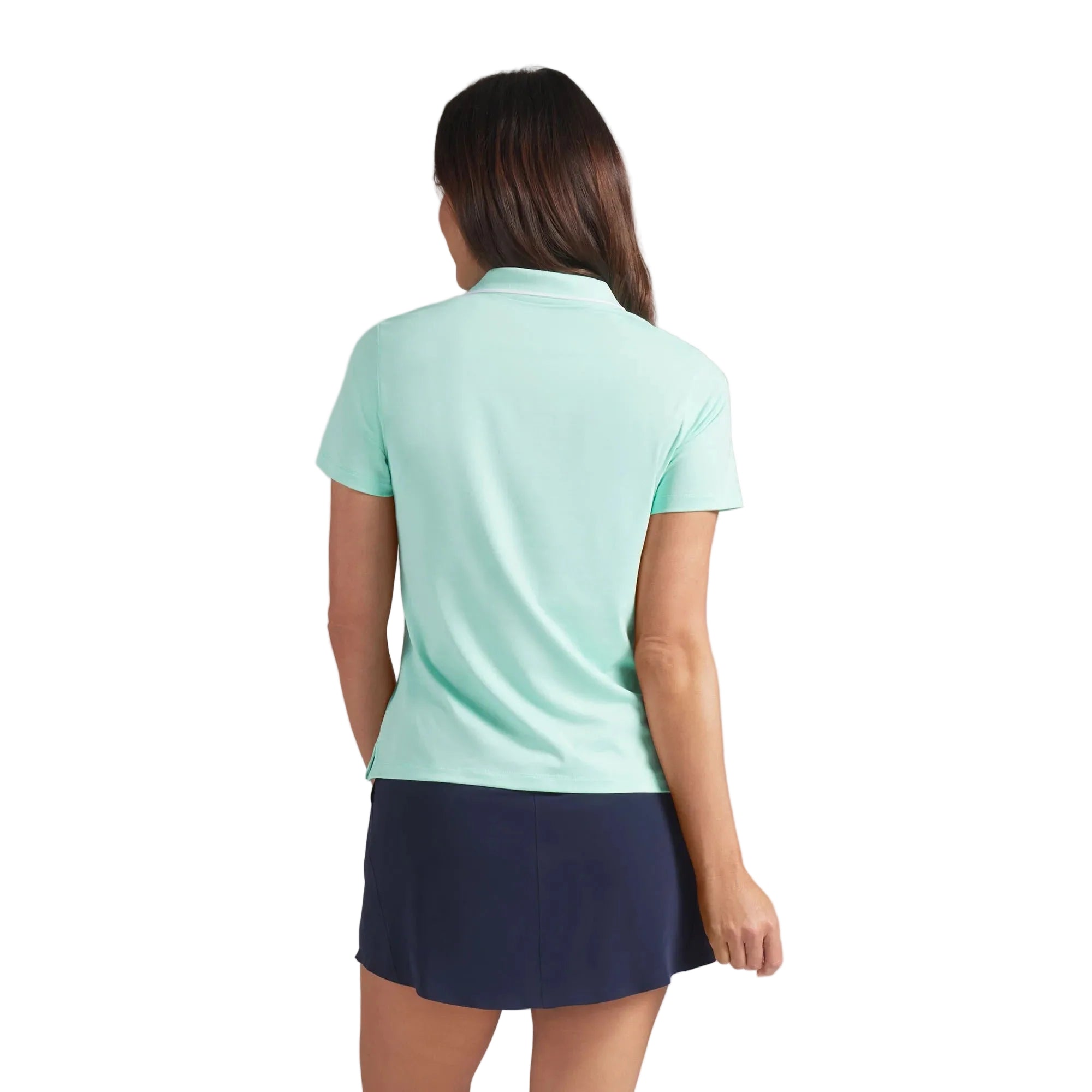 Puma Ladies CLOUDSPUN Essential Short Sleeve Golf Polo - Mint