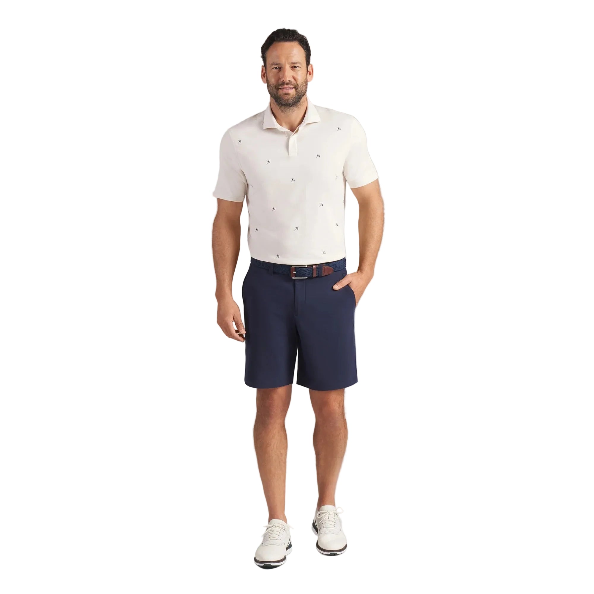 Puma x AP Modalon Umbrella Golf Polo - Off White