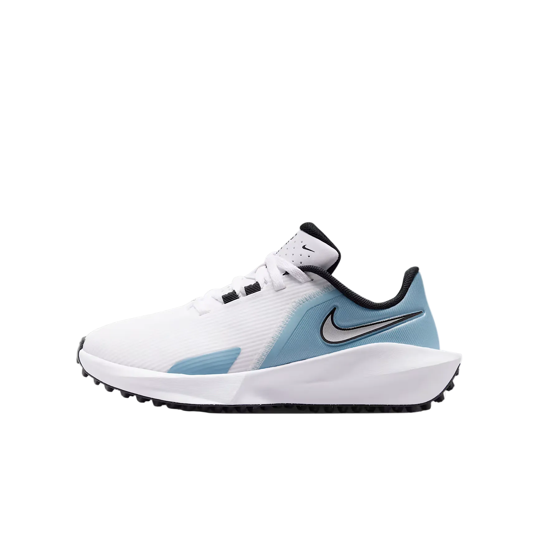 Nike Infinity G Jr. '24 Big Kids' Spikeless Golf Shoes - White/Blue