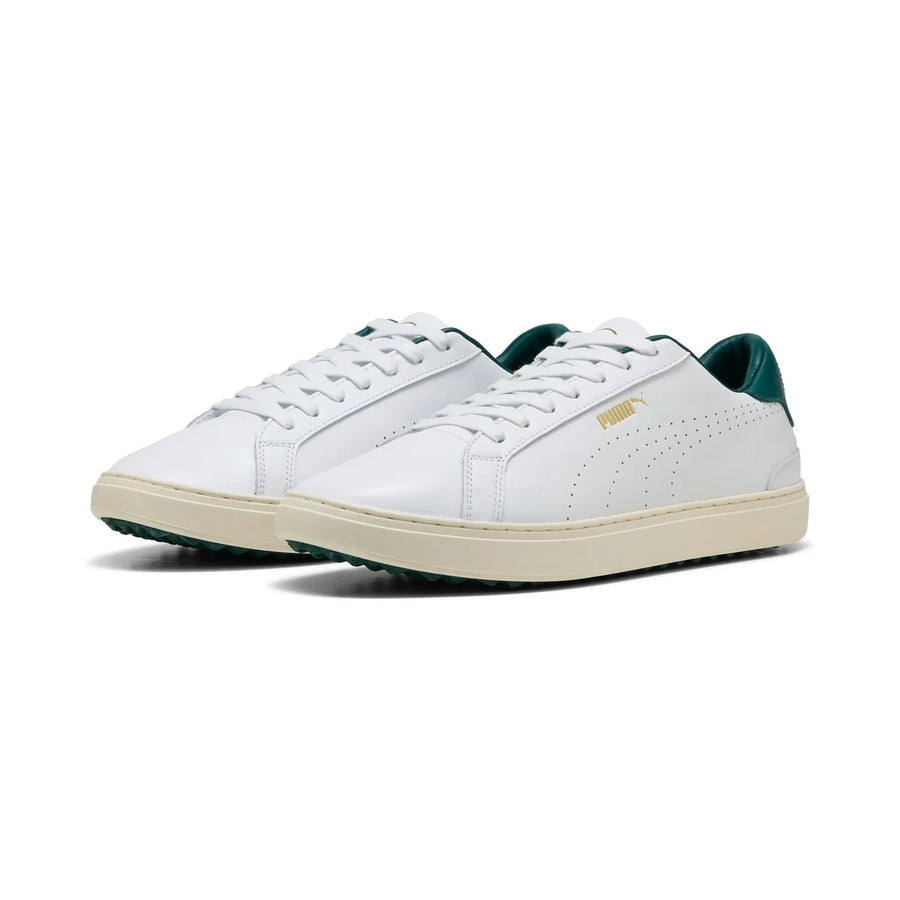 Puma Classic G Spikeless Golf Shoes - White/Green