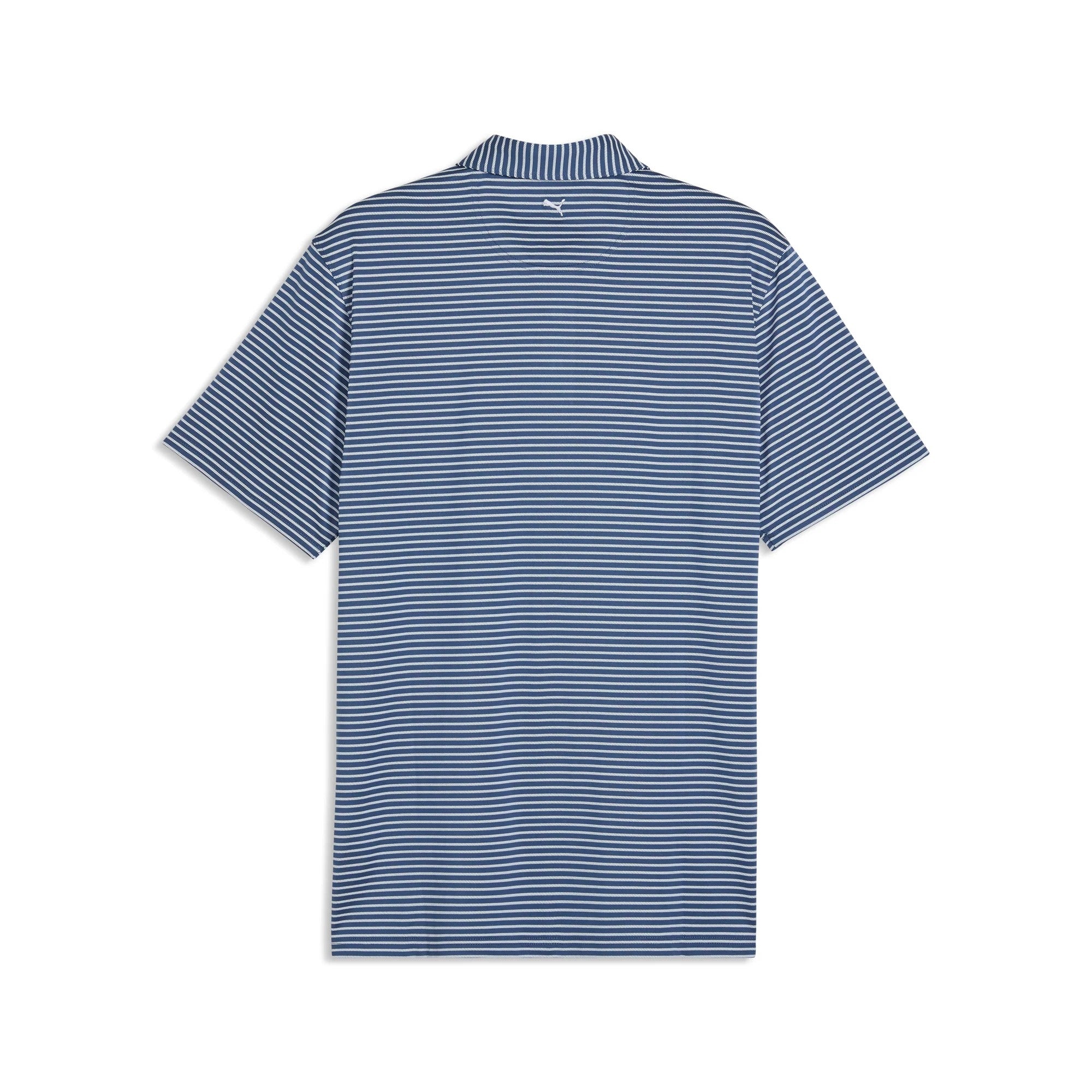 Puma BRRR Stripe Golf Polo - Indigo