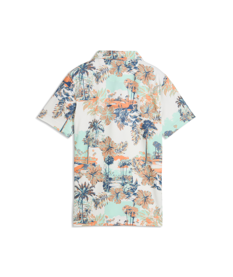 Puma Junior Boys Cloudspun Palm Golf Polo