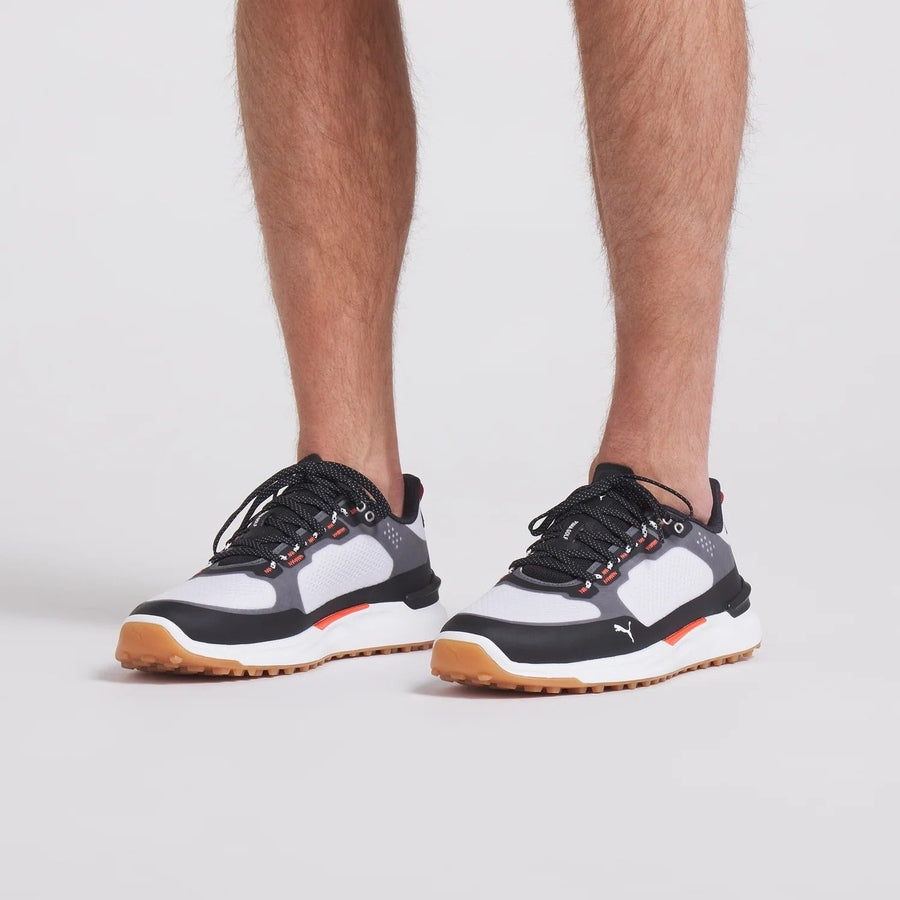 Puma Ignite Elevate X Spikeless Golf Shoes - White/Black