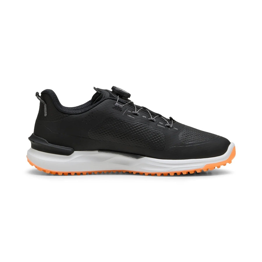 Puma Ignite Elevate 2 Disc Spikeless Golf Shoes - Black/Orange