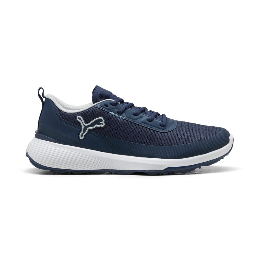 Puma Gruve Sport Spikeless Golf Shoes - Deep Navy/Ash Gray