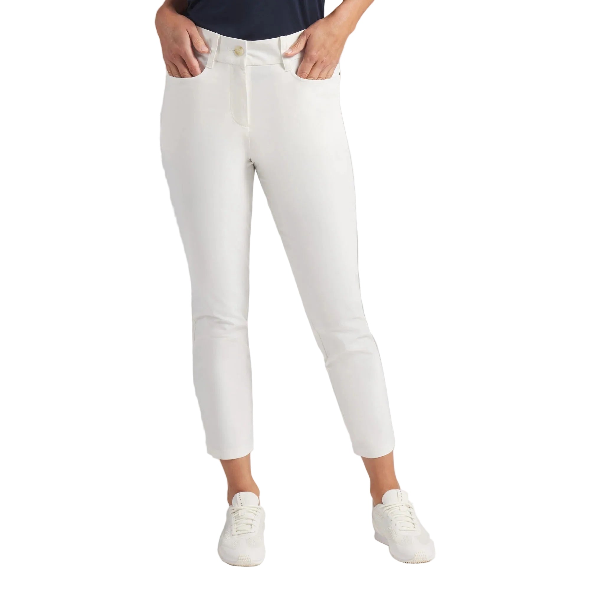 Puma Ladies Avant Slim Golf Pants - White