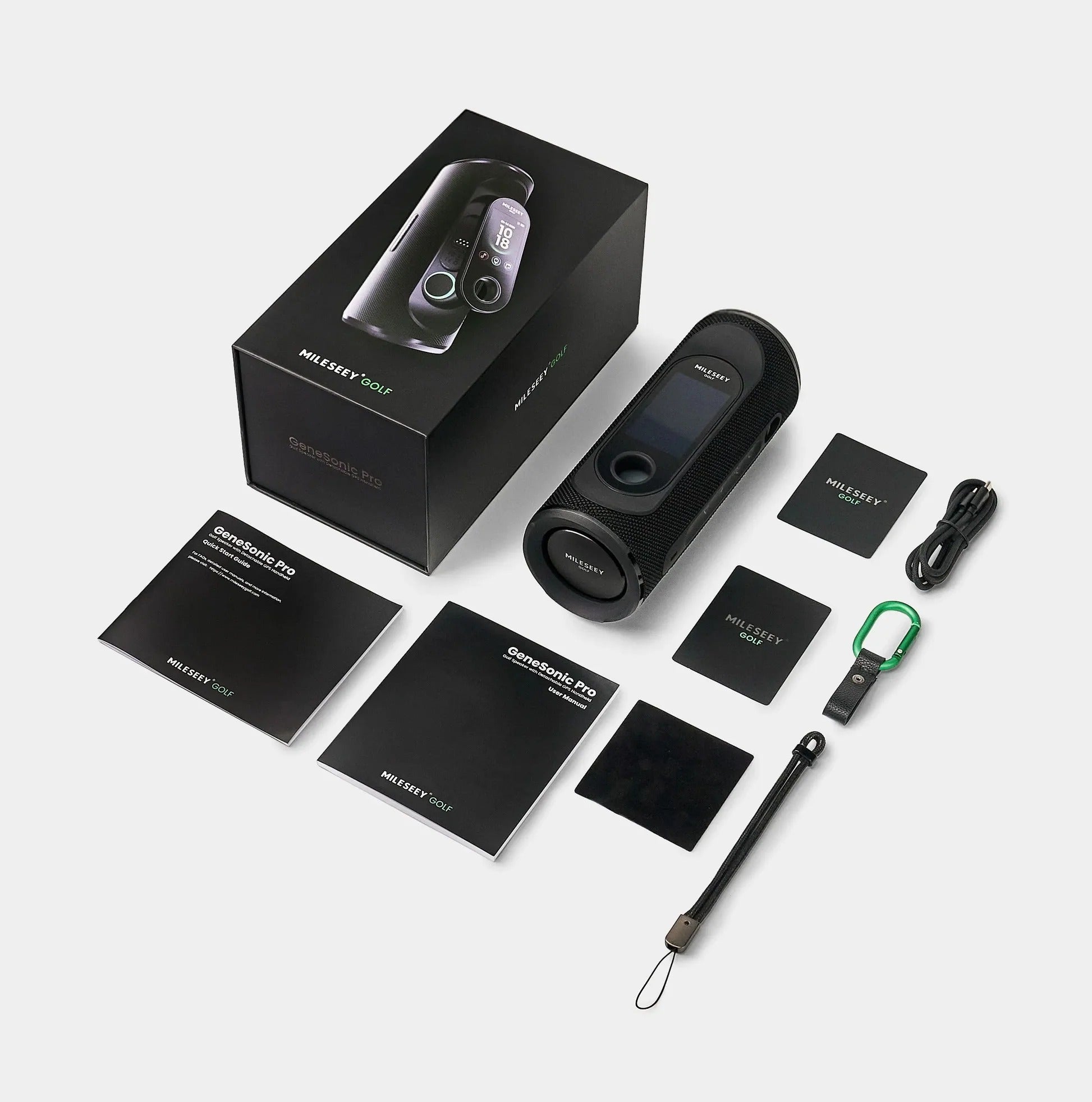 MILESEEY GeneSonic Pro Detachable Golf GPS Speaker