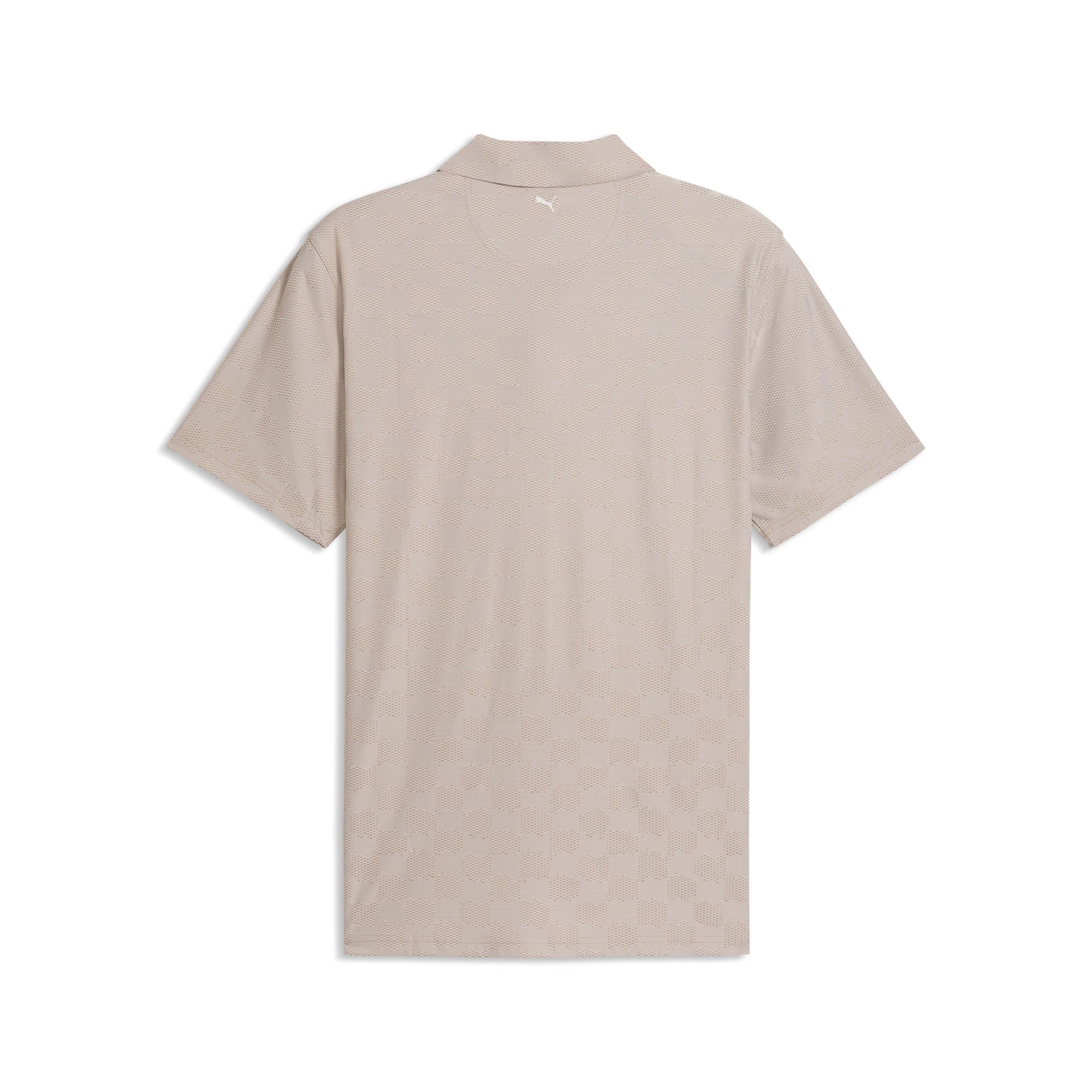Puma MATTR Check Jacquard BN Golf Polo - Brown