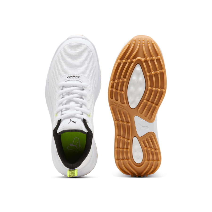 Puma Juniors Gruve Sport Junior Spikeless Golf Shoes - White