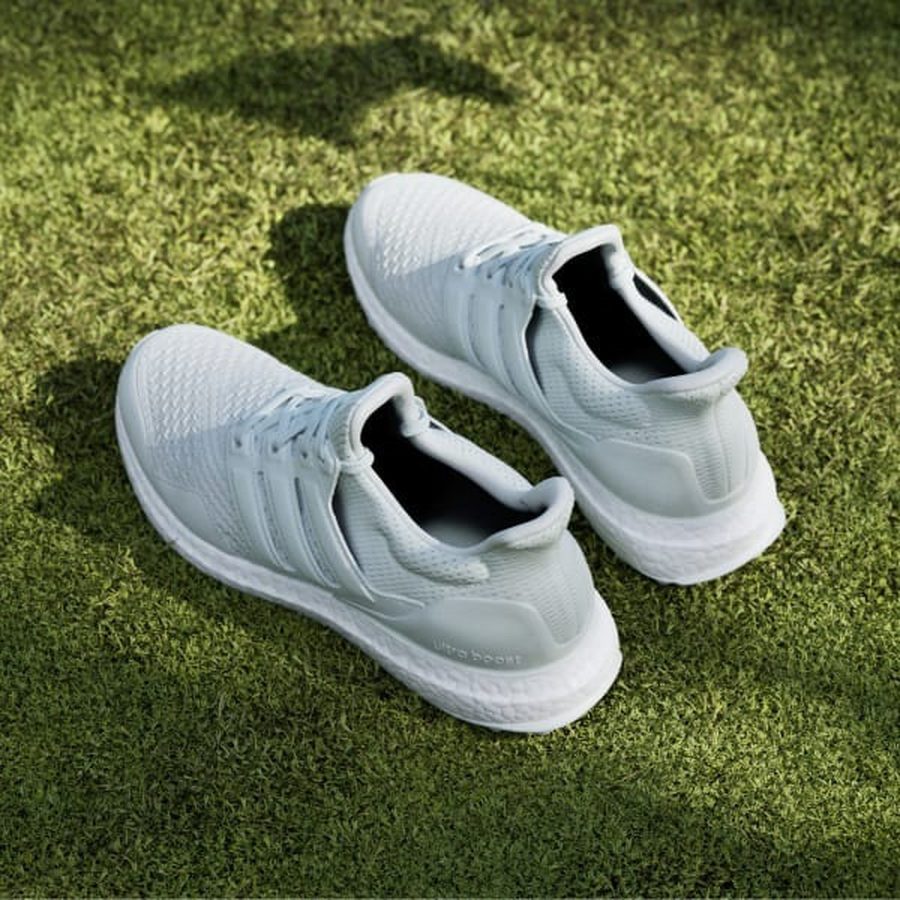 Adidas Ultraboost Spikeless Golf Shoes - Green/White