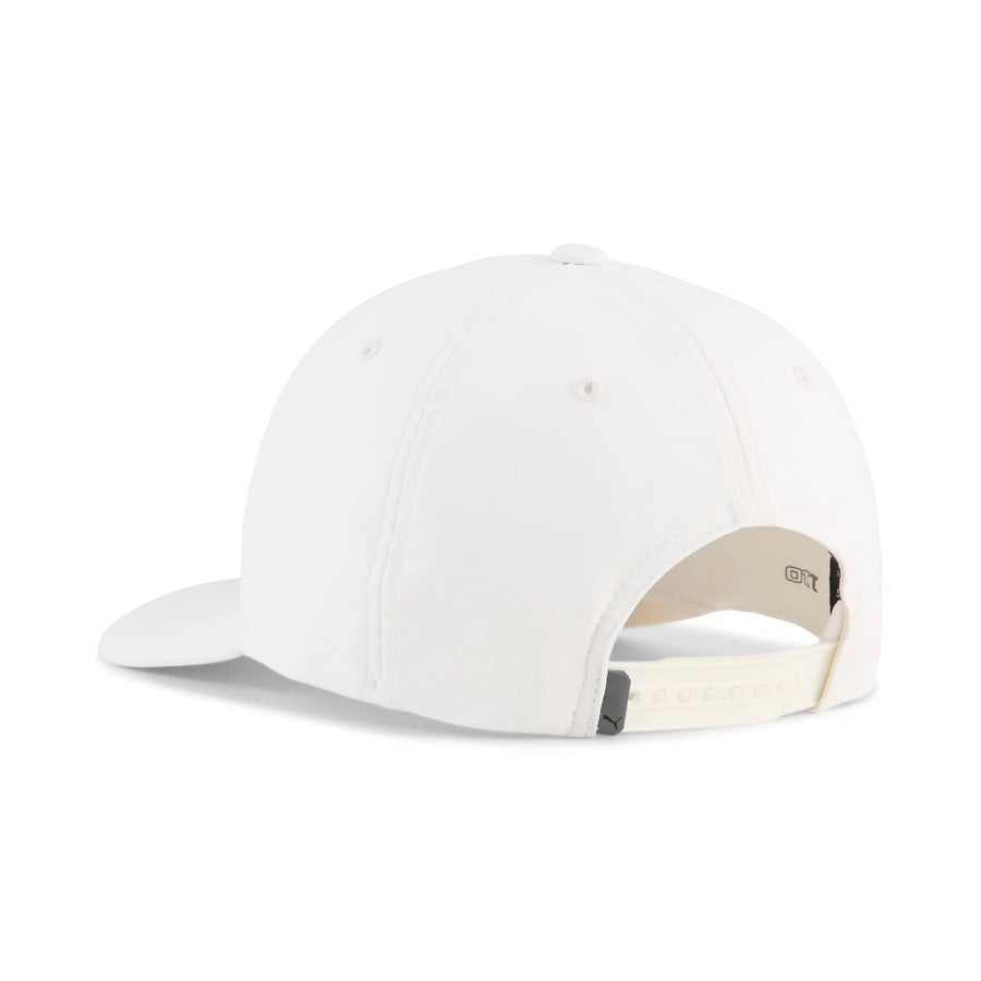 Puma Heritage P Snapback Golf Cap - White/Mint