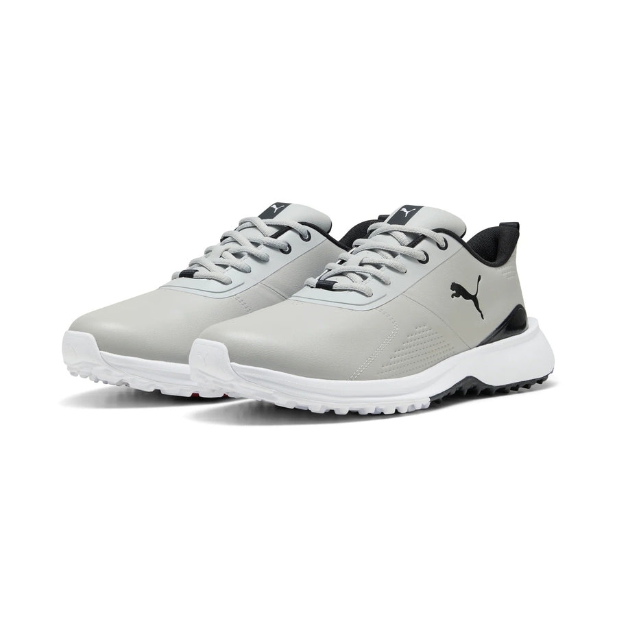 Puma Fusion Grip 6 Evo Spikeless Golf Shoes - Ash Gray/Black