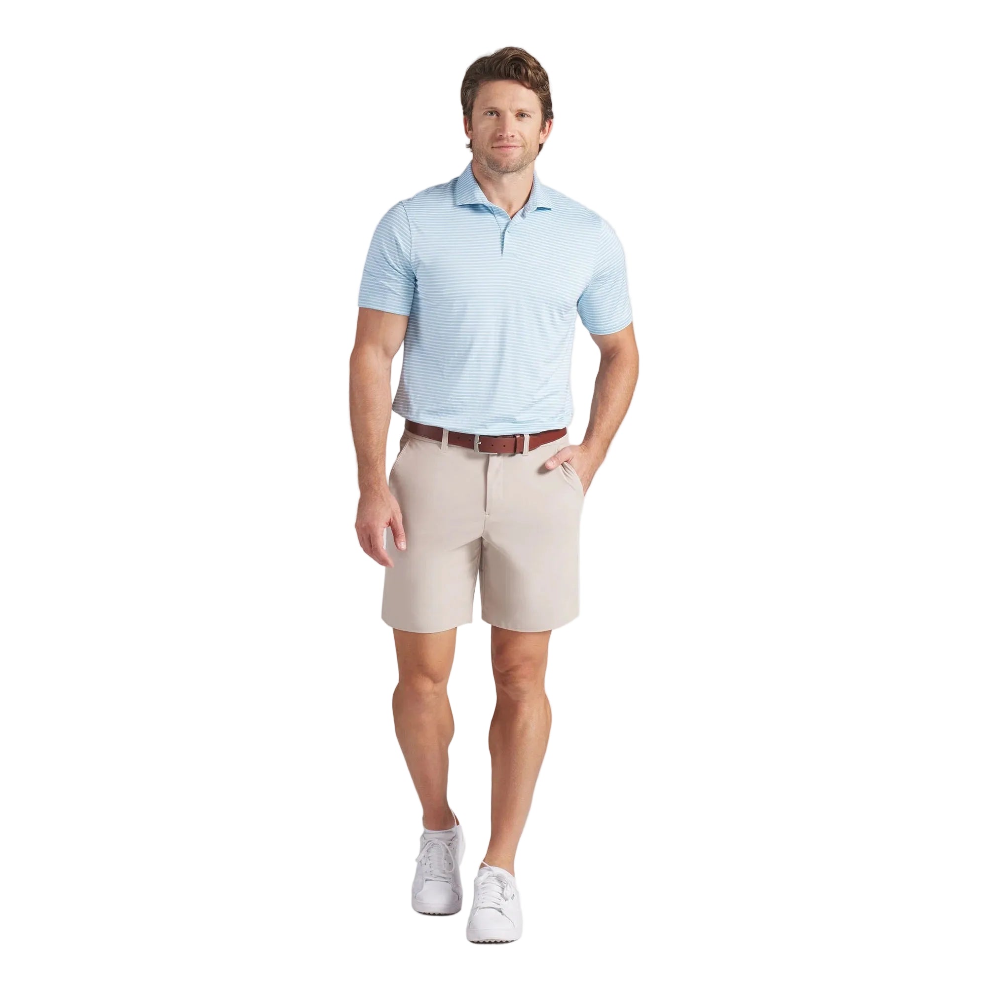 Puma BRRR Stripe Golf Polo - Blue