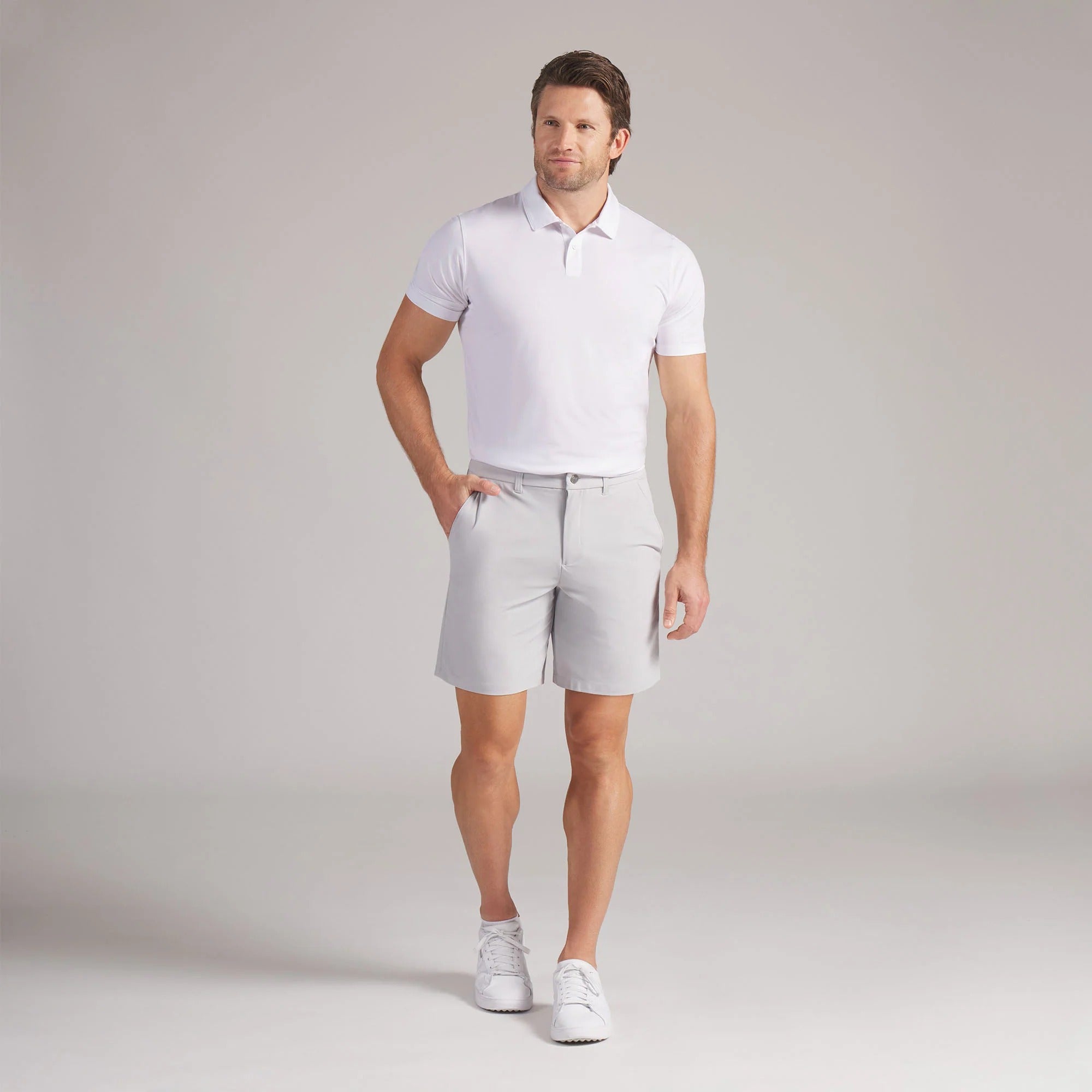Puma 101 Premier 8" Golf Shorts - Gray