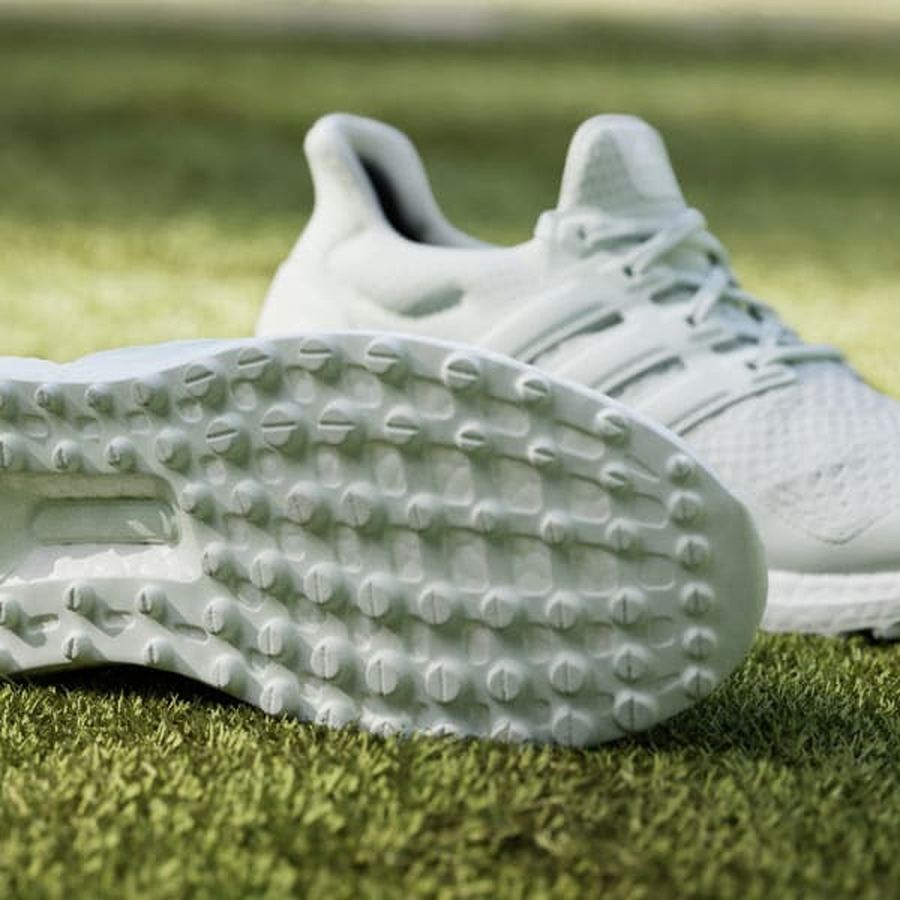 Adidas Ultraboost Spikeless Golf Shoes - Green/White