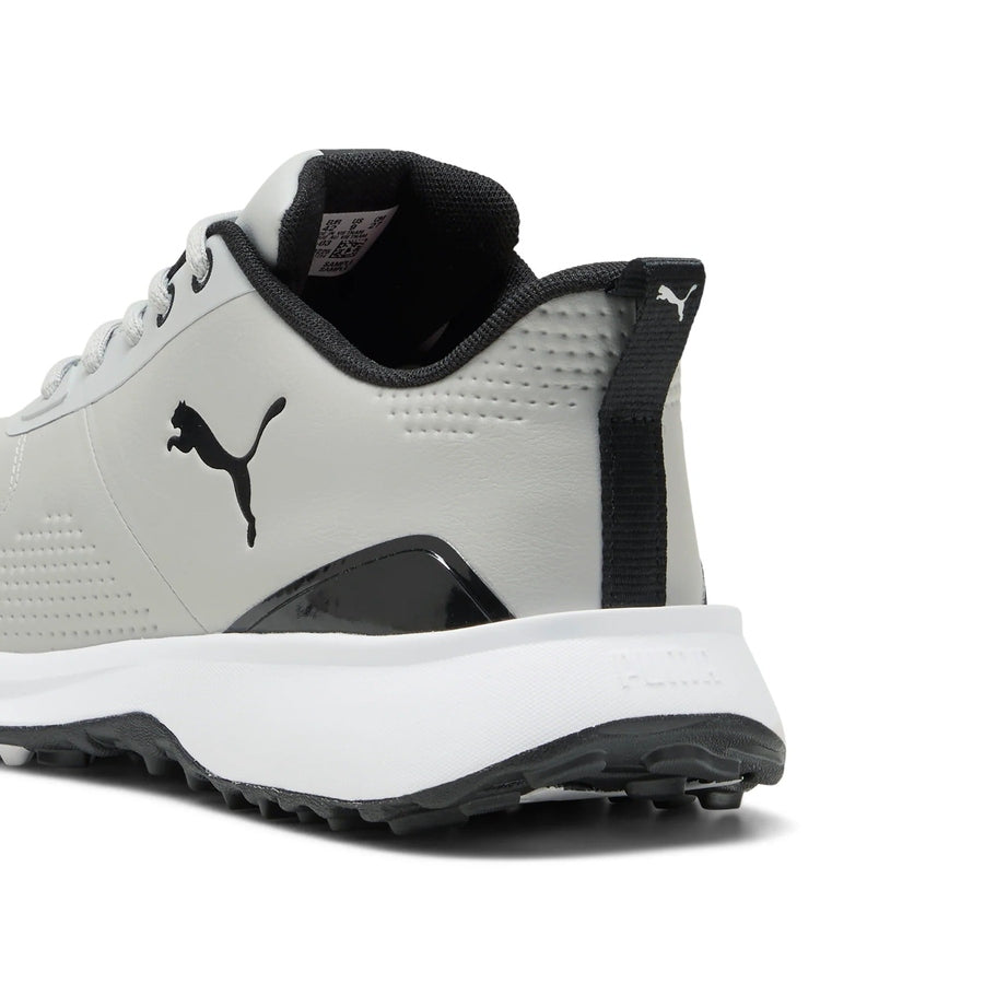Puma Fusion Grip 6 Evo Spikeless Golf Shoes - Ash Gray/Black