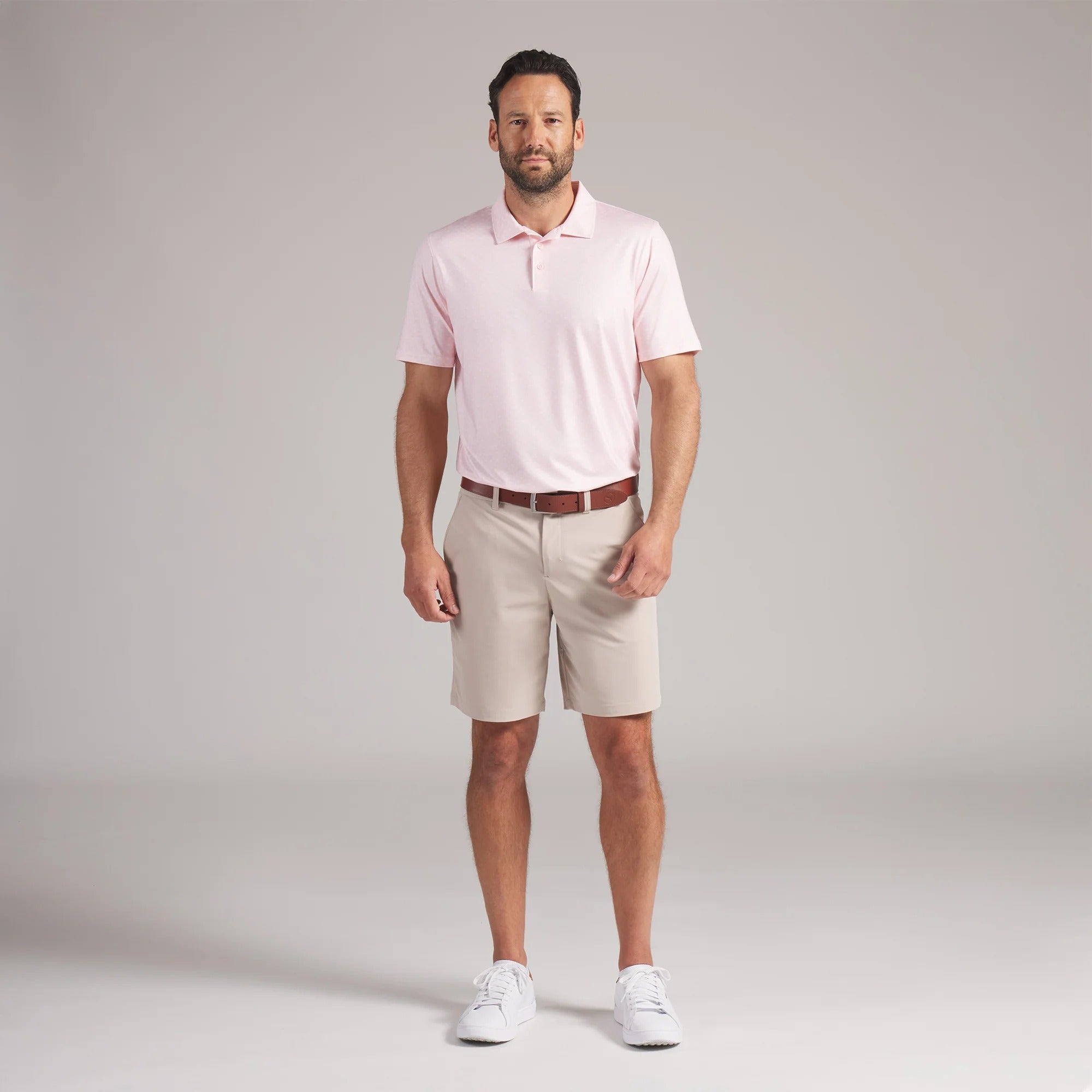 Puma MATTR Scallop BN Golf Polo - Rose