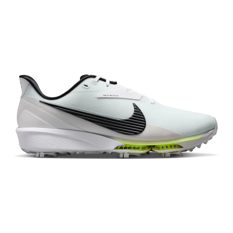 Nike NEXT% Tour 3 Golf Shoes - White/Black